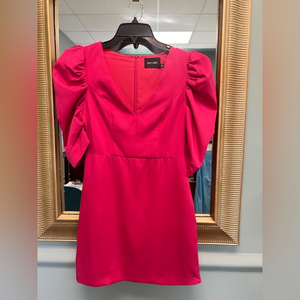 DO+BE Fuchsia Long Sleeve Dress